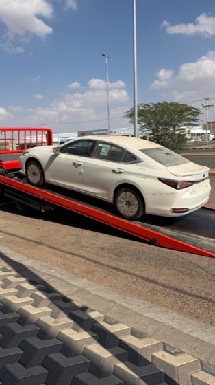 سطحة هيدروليك حائل — تحميل آمن للسيارات بزاوية منخفضة